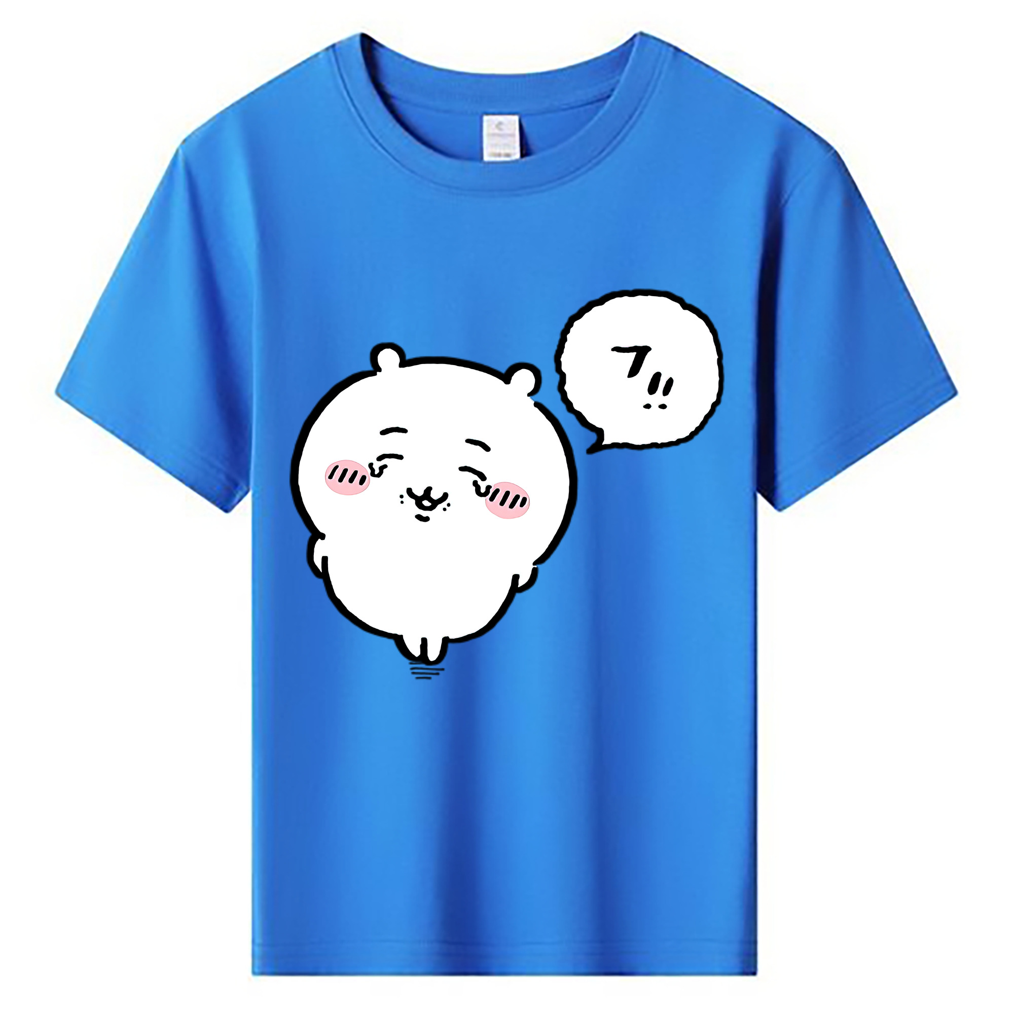 （画像用） ちいかわ ちいかわ Chii-kawa chiikawa 綿100％キッズTシャツ（フロントプリント）